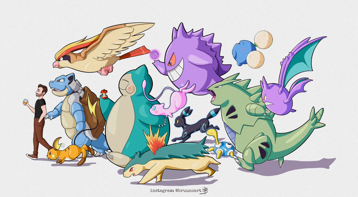 bruunoart's tweet photo. Finishing 2 gen with the GOAT!
Tyranitar has been my favorite Pokémon since I played Pokémon Silver (which btw stopped counting my game hours when it hit 999:59)!
Let’s go to Hoenn! 
#Pokemon #pokemonfanart https://t.co/MIMqxg2HuC