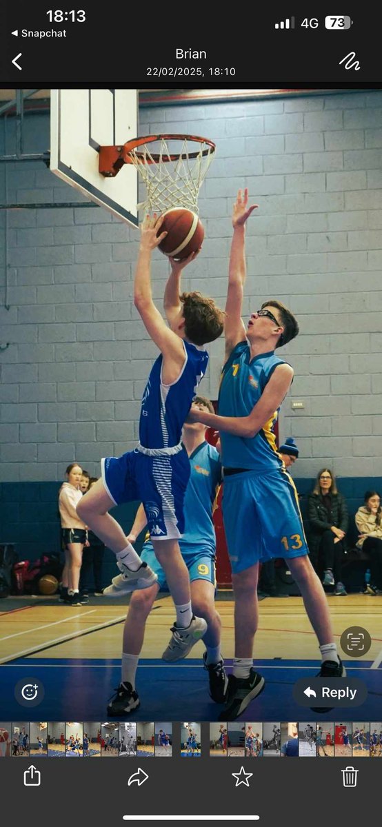 Big shout out to Eagles U16 Hawks Eoin Kelly who recently went for trial for Got Games and made the team and is currently in Salou, Spain  participating in the Marenostrumsport basketball tournament 
Big shout out to Eoin....enjoy 👏🏽👏🏽🦅🏀