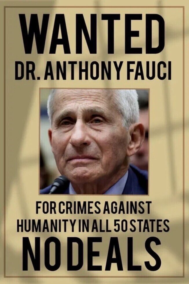Given allegations that Dr. Anthony Fauci’s pardon was signed by an autopen and declared invalid, would you support President Donald J. Trump taking decisive legal action to prosecute and imprison Fauci for his controversial actions and alleged misconduct?

A. Hell Yes
B. No
