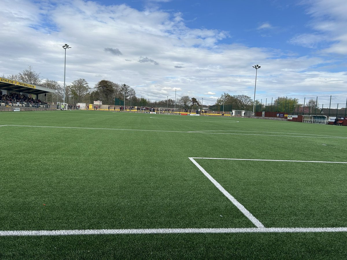 RPCowling's tweet photo. Almost time for kick off here at Galabank. The chant of “Championies” has already come from the @ArbroathFC fans before the game.

Hoping for a good game at @AnnanAthleticFC

#groundhopping https://t.co/yQEBFxPMsO