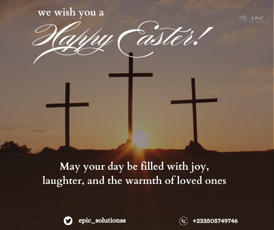 epic_solutionss's tweet photo. Wishing you a season filled with peace, joy, and beautiful weather. Happy Easter to you and your family!

#Easter2025 
#EasterWeekend 
#EPIC https://t.co/lNlEBTMpnd