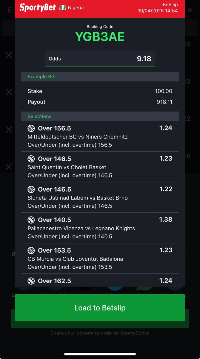 MORPHEOENIX's tweet photo. Banker basketball games on SportyBet code YGB3AE boom luck https://t.co/kHqJiiKURl