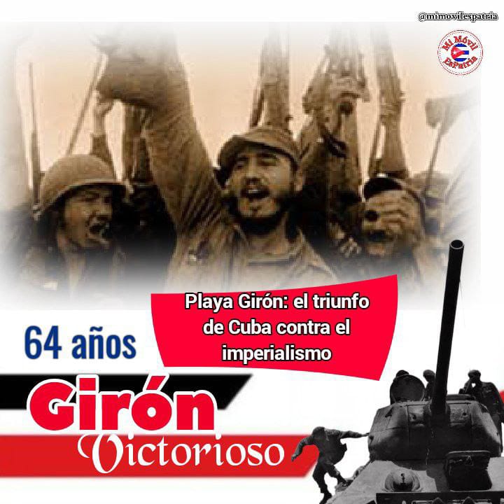Para Fidel Castro, la importancia histórica del 19 de abril de 1961 trascendió los marcos del país porque ese día –dijo- el imperialismo yanki recibió su primera gran derrota en América.
#FidelPorSiempre
#64AñosDeGirón #GirónDeVictorias #PinardelRío