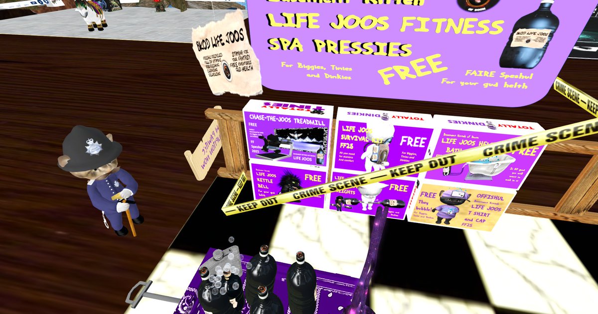 chiOkey's tweet photo. enjoying FantasyFairヽ(≧▽≦)ノ
DINKIESのお店まわりしてましたー(ΦωΦ)にゃ~
ポリス👮っぽいところで、freeのGiftを沢山貰ったよん
https://t.co/29FwgnRZT2
#SecondLife #FantasyFair https://t.co/7eJBX189zb