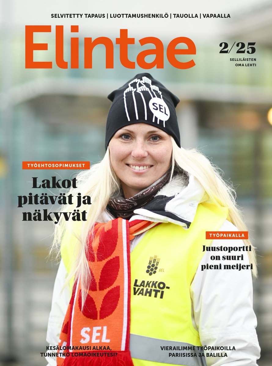 selryfi's tweet photo. Joko olet lukenut uuden #Elintae-lehden osoitteesta https://t.co/KURpca2JSs? Elintarvikealan uudet työehtosopimukset syntyivät 14.4.2025 lehden painoon menon jälkeen. Kaikki muutokset työehtosopimuksiin löydät hyväksytystä sovintoehdotuksesta osoitteesta https://t.co/5voENAnnmY. https://t.co/zYaqumhy5i