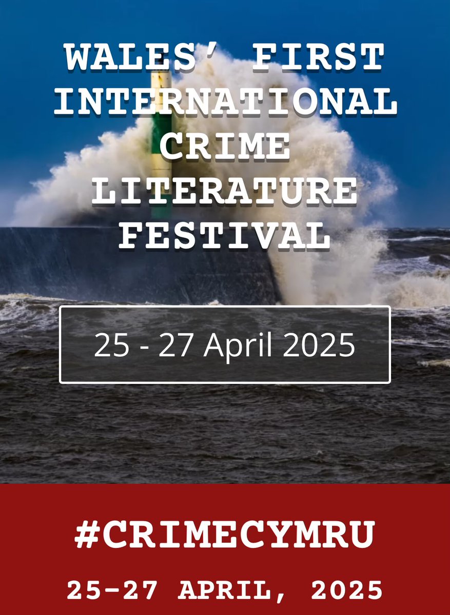 The fourth great Gŵyl Crime Cymru Festival takes place next weekend (25-27 April) in #Aberystwyth see gwylcrimecymrufestival.co.uk/pif/ for details and booking.  @CrimeCymruFest