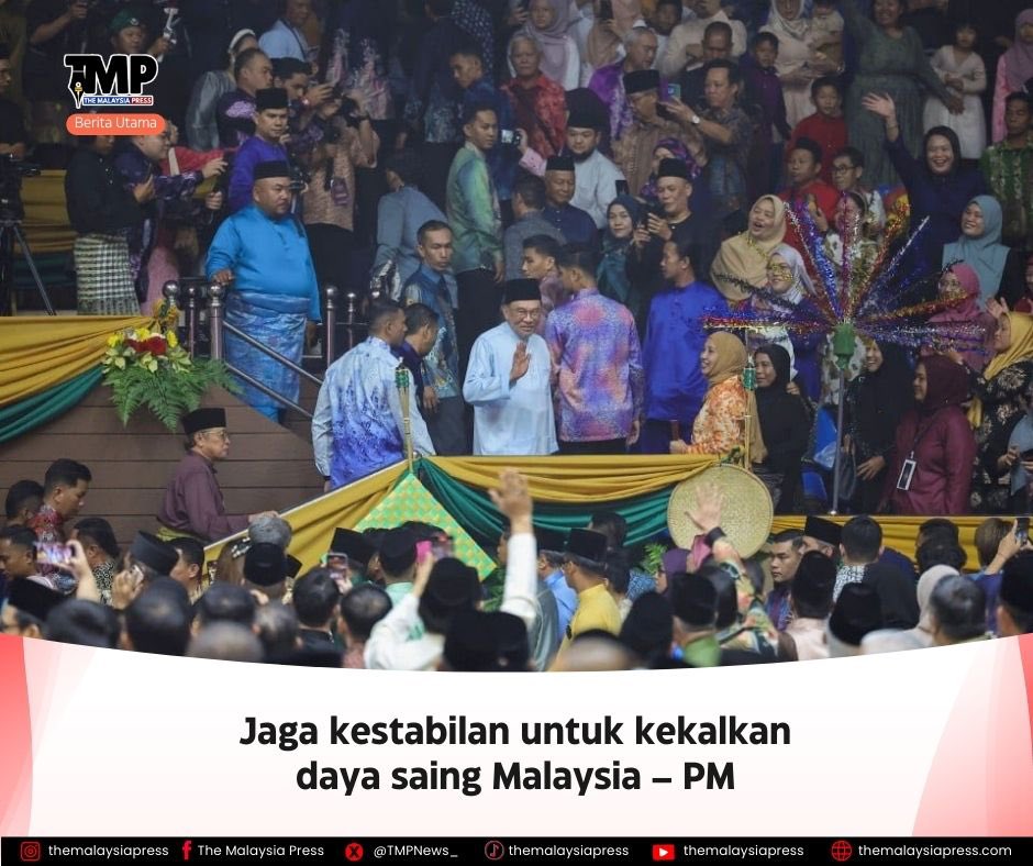 TMPNews_'s tweet photo. Jaga kestabilan untuk kekalkan daya saing Malaysia – PM

Lebih lanjut:
https://t.co/WEvhVcZEkW

#themalaysiapress #bangsamalaysia #informasiberfaktamembukaminda https://t.co/XzPTvpMSU7