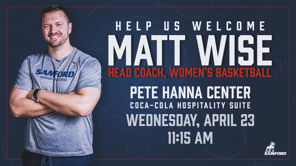𝙄𝙣𝙩𝙧𝙤𝙙𝙪𝙘𝙩𝙤𝙧𝙮 𝙋𝙧𝙚𝙨𝙨 𝘾𝙤𝙣𝙛𝙚𝙧𝙚𝙣𝙘𝙚 🗣️ 

Join us this Wednesday, April 23rd to hear from <a href="/CoachMattWise/">Matt Wise</a> and welcome him in this role‼️ 

#AllForSAMford