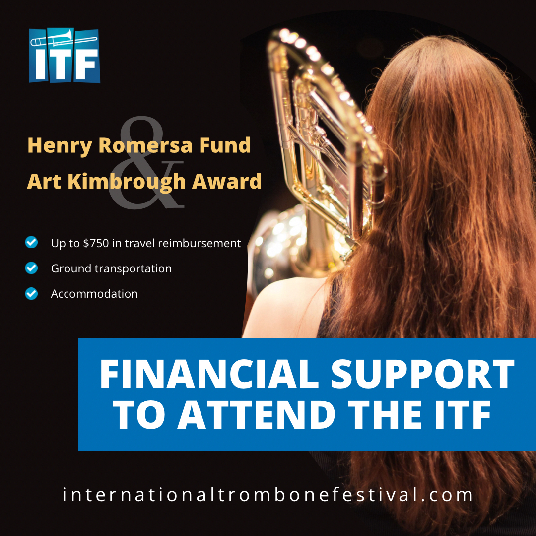 Apply now to be considered for financial support to attend the ITF! 

internationaltrombonefestival.com/2025-apply-for…