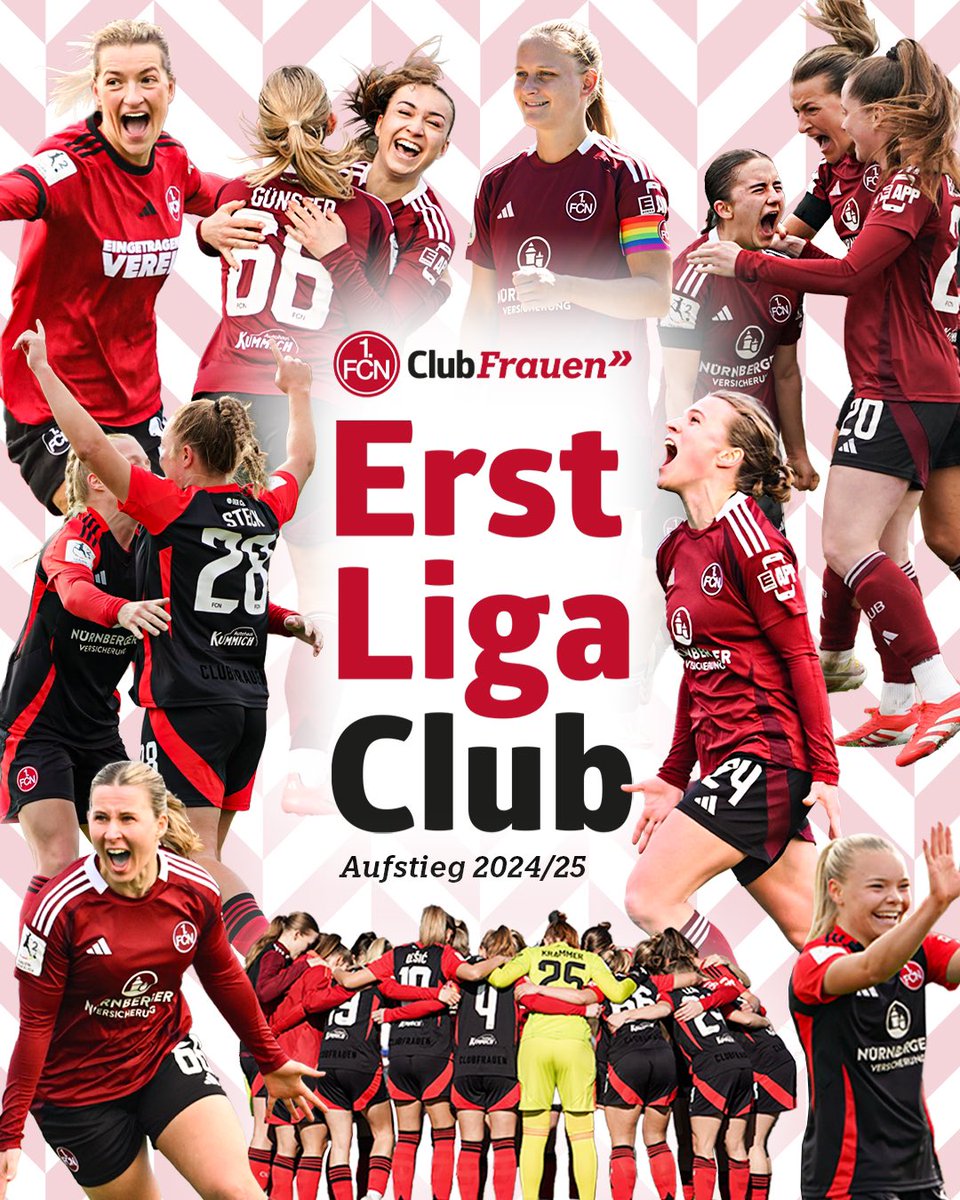 1. FC Nürnberg Frauen (@clubfrauen) on Twitter photo 𝐖𝐢𝐫 𝐬𝐢𝐧𝐝 𝐰𝐢𝐞𝐝𝐞𝐫 𝐄𝐑𝐒𝐓𝐊𝐋𝐀𝐒𝐒𝐈𝐆!❤️🖤
#fcn | #clubfrauen 𝐖𝐢𝐫 𝐬𝐢𝐧𝐝 𝐰𝐢𝐞𝐝𝐞𝐫 𝐄𝐑𝐒𝐓𝐊𝐋𝐀𝐒𝐒𝐈𝐆!❤️🖤
#fcn | #clubfrauen