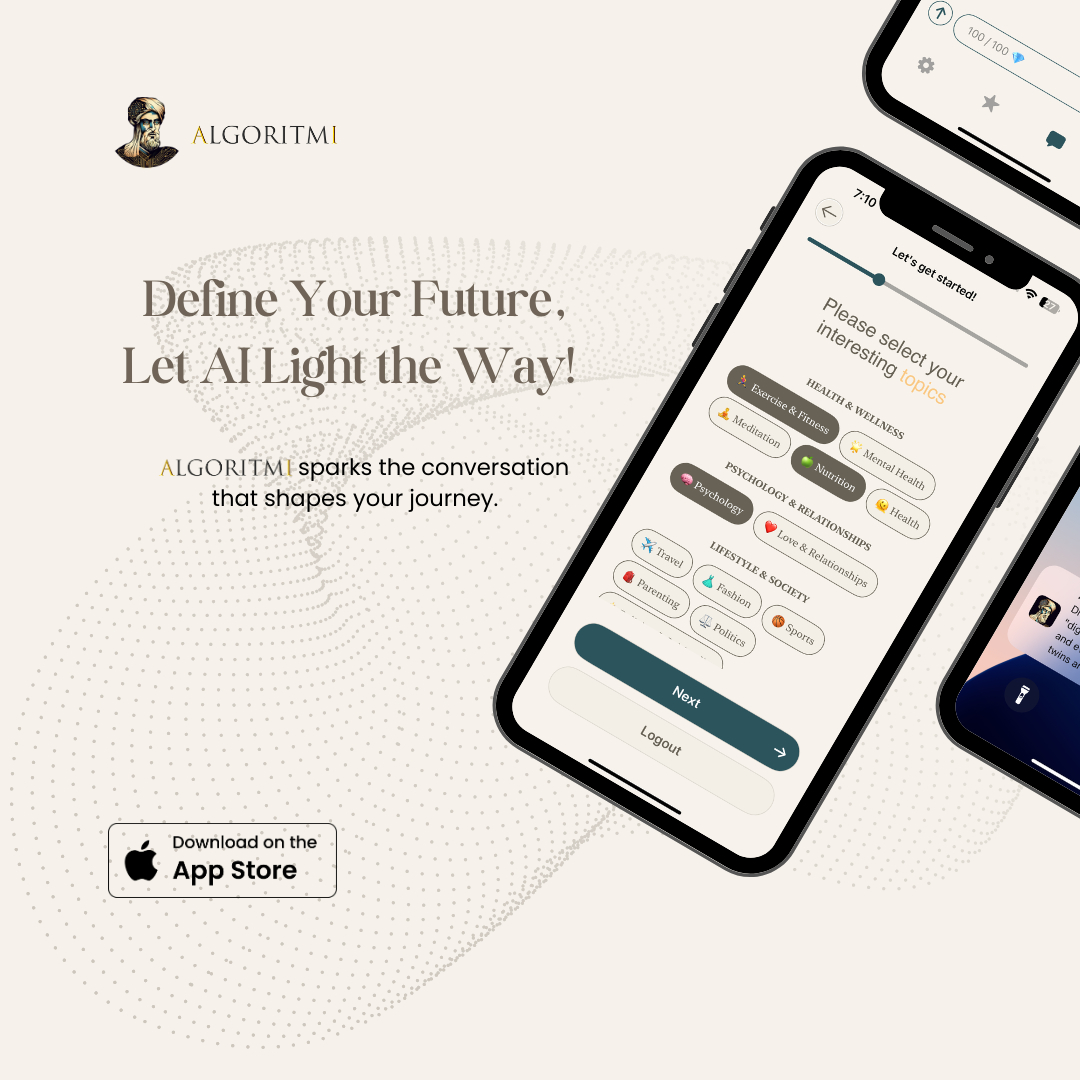 AlgoritmiAi's tweet image. Define Your Future, Guided by AI!

🤖 Let Algoritmi spark the conversations that illuminate your path.

✨ Download now and let intelligent insights shape your journey!

#Algoritmi #AIDrivenFuture #SmartConversations #FutureIsIntelligent #PersonalizedAI #TechInnovation…