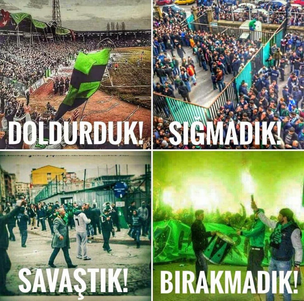 Amatörde bile bugünlerin olucağının inancını hiç kaybetmedik💚💚