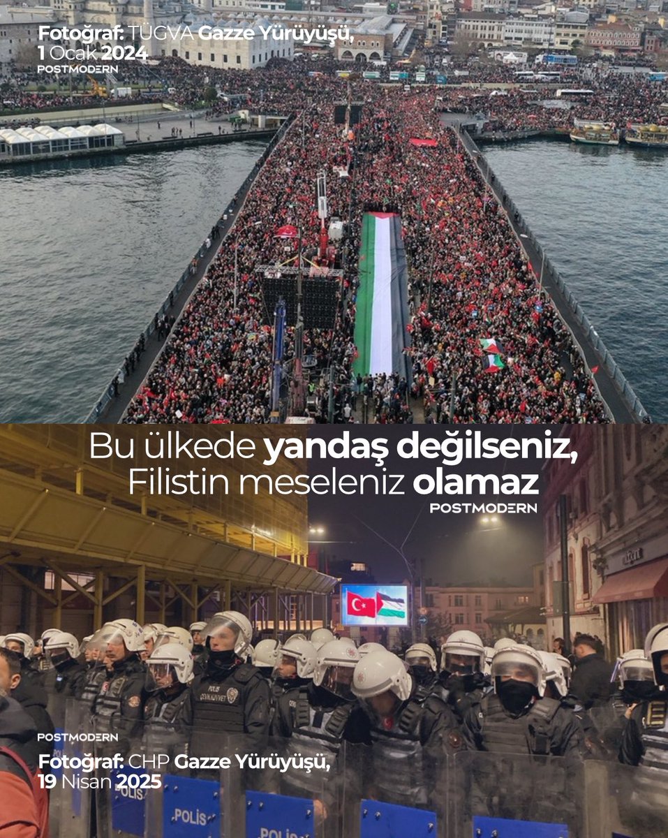 istbassavcisi's tweet photo. Bu ülkede yandaş değilseniz, Filistin meseleniz olamaz, izin verilmez. Günün özeti bu. https://t.co/njKjZcxHb9