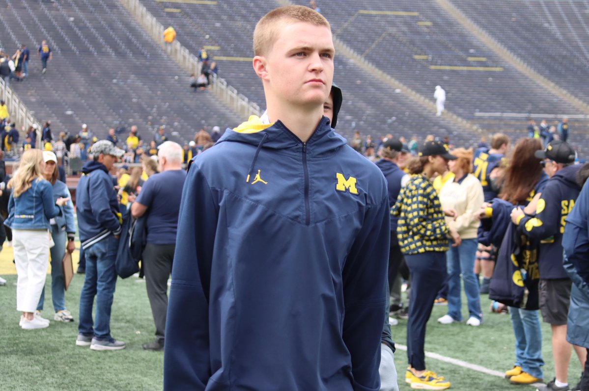 Brice Marich (@bricemarich) on Twitter photo Newbury Park (Calif.) 2026 four-star QB Brady Smigiel (<a href="/BradySmigiel/">Brady Smigiel</a>) was in attendance for #Michigan's spring game today.
One of the top signal-callers in the country with over 30+ offers.
247sports.com/player/brady-s… Newbury Park (Calif.) 2026 four-star QB Brady Smigiel (<a href="/BradySmigiel/">Brady Smigiel</a>) was in attendance for #Michigan's spring game today.
One of the top signal-callers in the country with over 30+ offers.
247sports.com/player/brady-s…