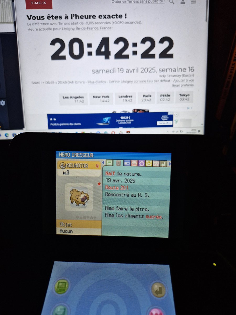 XdmFr's tweet image. Et voilà mon premier shiny sur Platine, un petit Keunotor en SEULEMENT 117 rencontres, big fraude
#SHLS9 #SHLCUP2