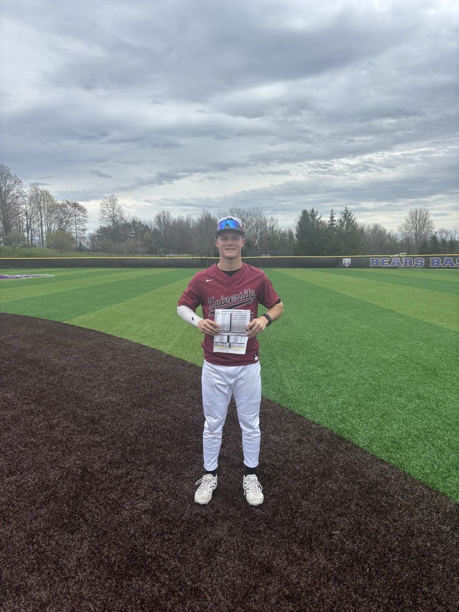 University School Baseball (@usbsbl) on Twitter photo Game 1️⃣3️⃣ final:
University School (11-2): 9
North Royalton: 5
Fielding: 3B RBI
JNelson: 2H 2RBI
Greer: H 2RBI
Zelenak: 2H
Moss: 5IP 3ER 2K
Schoaf: 2IP 3K Sv
POTG: <a href="/DeaconNelson1/">Deacon Nelson</a> gold glove day at SS; 2R H RBI
🙌🏻 Game 1️⃣3️⃣ final:
University School (11-2): 9
North Royalton: 5
Fielding: 3B RBI
JNelson: 2H 2RBI
Greer: H 2RBI
Zelenak: 2H
Moss: 5IP 3ER 2K
Schoaf: 2IP 3K Sv
POTG: <a href="/DeaconNelson1/">Deacon Nelson</a> gold glove day at SS; 2R H RBI
🙌🏻