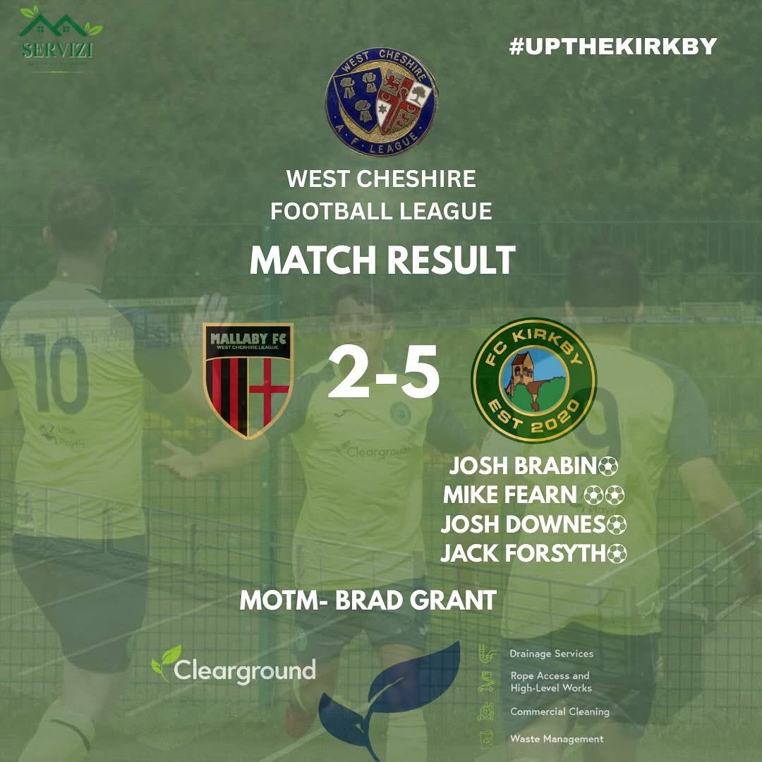 FCKirkbyOff's tweet photo. Proud of the lads today 2-0 down after a mad 15 minutes. Showed what they have all season. TOGETHERNESS, Character and Quality 💚 some set of lads these! Cup final up next https://t.co/V5Da2oMNhP