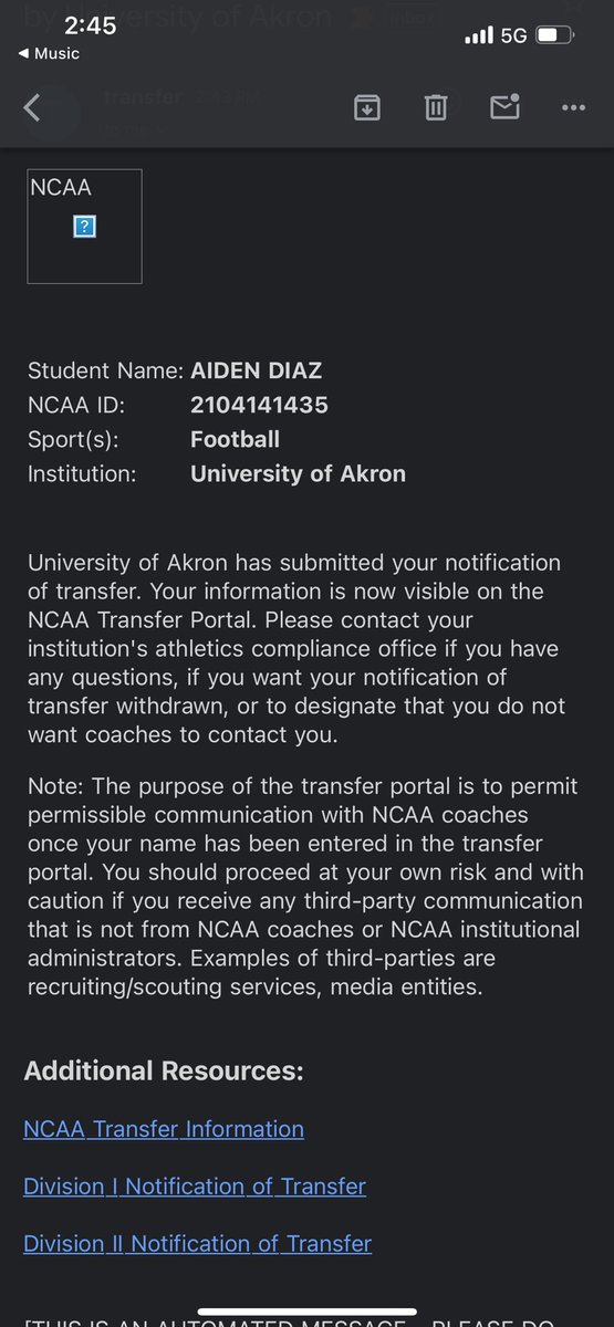 aidendiazzz's tweet image. I’m officially in the portal!
3 years of eligibility left
6’2 245
TE/DE 
Gmail-aidendiaz216@gmail.com