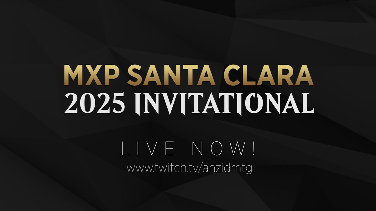 anzidmtg (@anzidmtg) on Twitter photo live again with MXP Santa Clara coverage!
casters:
<a href="/NileJoanRivers/">Nile (like the river)</a>
<a href="/RossHunneds/">Ross Merriam</a>
<a href="/YungDingoMTG/">YungAnu</a>
<a href="/MeatMTG/">Meat MTG</a>
<a href="/LaughingMtg/">Laughing Dragon MTG</a> <a href="/HeavyPlayLLC/">HEAVY PLAY</a> live again with MXP Santa Clara coverage!
casters:
<a href="/NileJoanRivers/">Nile (like the river)</a>
<a href="/RossHunneds/">Ross Merriam</a>
<a href="/YungDingoMTG/">YungAnu</a>
<a href="/MeatMTG/">Meat MTG</a>
<a href="/LaughingMtg/">Laughing Dragon MTG</a> <a href="/HeavyPlayLLC/">HEAVY PLAY</a>