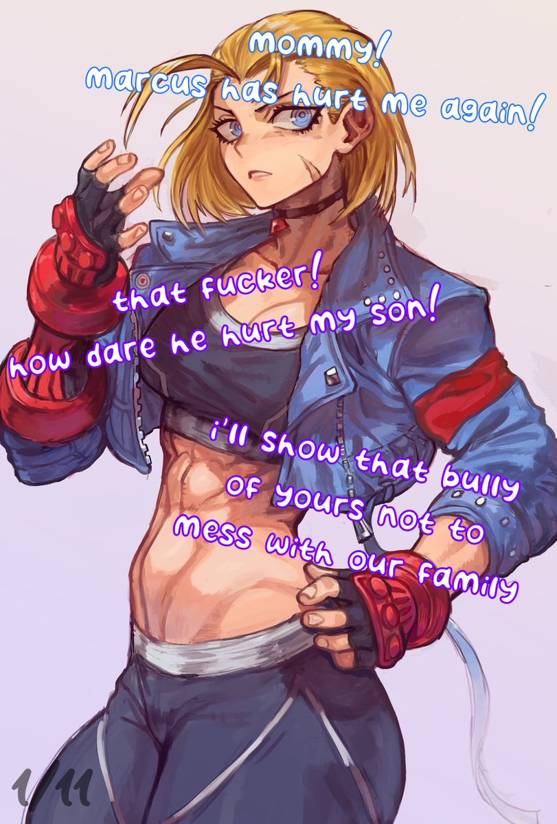 CommanderBunny's tweet photo. Your fighter mom confronts your bully~ (1/3) https://t.co/uoNij5ToEJ