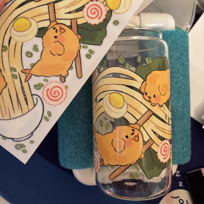 Along with the coasters and stickers, I still have cups available! Thank you all for your support on this drop! :