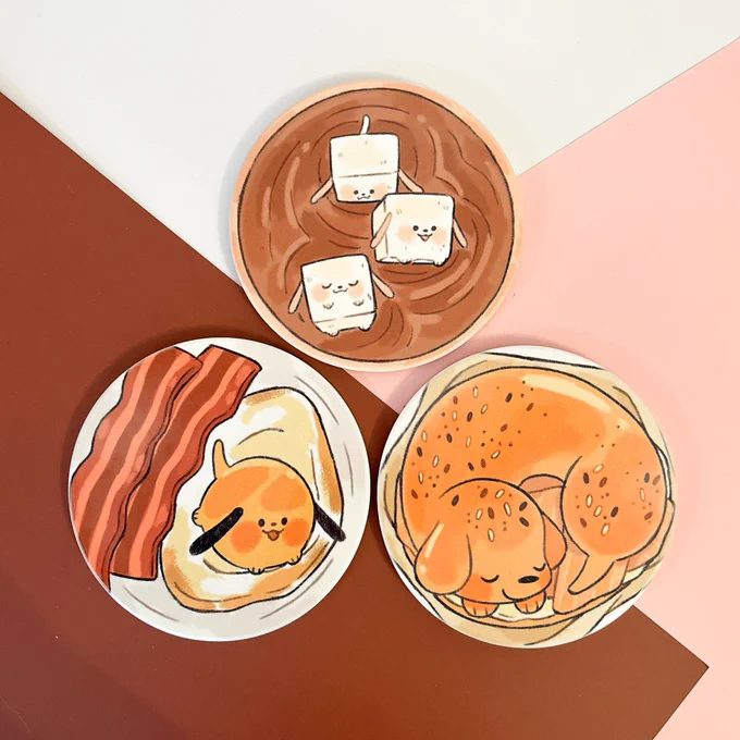 Along with the coasters and stickers, I still have cups available! Thank you all for your support on this drop! :