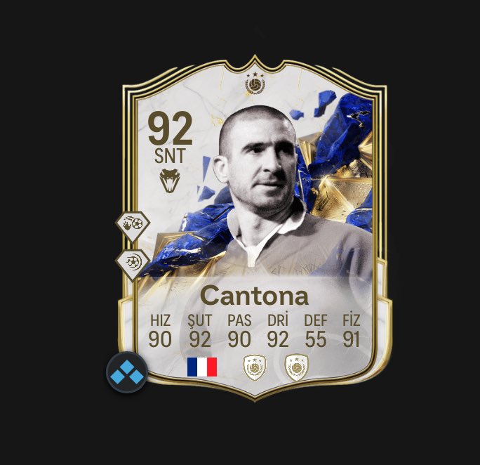 T25_Kolemenoglu's tweet photo. Cantona varken Drogba yapılır mı yerine? https://t.co/wwKlTdnWFO