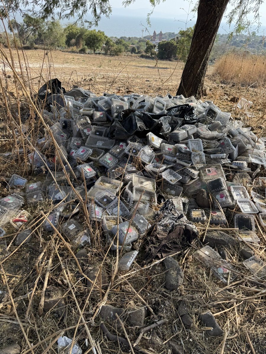 mayemuriel's tweet photo. @Naturipe dejaron empaques tirados en la carretera de Mezcala, contaminado la zona y el lago de Chapala https://t.co/zq10brTEjn