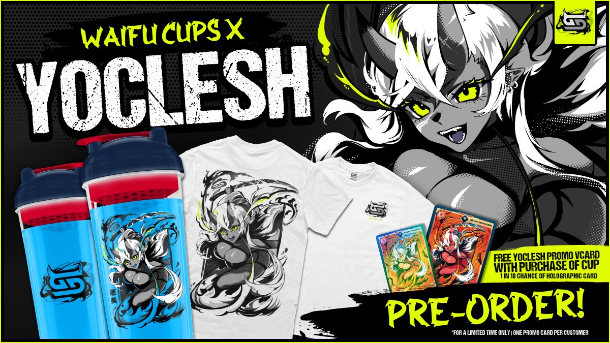 🔥 THE TIME HAS COME!
It's my birthday today so if u get my merch 
and use code YOCCI for 10% off, 
i would be the happiest oni alive 😌🤍

gamersupps.gg/YOCCI