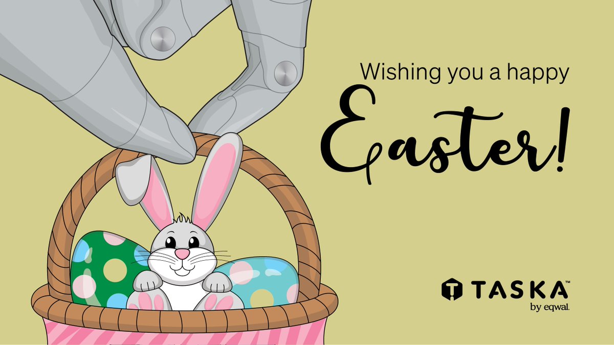 TaskaGlobal's tweet photo. Happy Easter from all of us at TASKA Prosthetics! 🐰
#TASKAProsthetics #TASKAglobal #TASKAhand #domoreTASKA #prosthetichand #myoelectrichand #bionichand https://t.co/Jfv9tX1BQW
