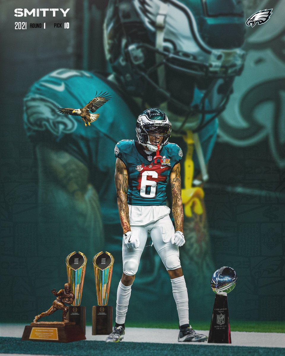 Philadelphia Eagles (@eagles) on Twitter photo SMITTY IS SPECIAL 😤
He is one of only FIVE players to win the Heisman Trophy, a CFB National Championship, and a Super Bowl.
<a href="/DeVontaSmith_6/">DeVonta Smith</a> | <a href="/AlabamaFTBL/">Alabama Football</a> SMITTY IS SPECIAL 😤
He is one of only FIVE players to win the Heisman Trophy, a CFB National Championship, and a Super Bowl.
<a href="/DeVontaSmith_6/">DeVonta Smith</a> | <a href="/AlabamaFTBL/">Alabama Football</a>