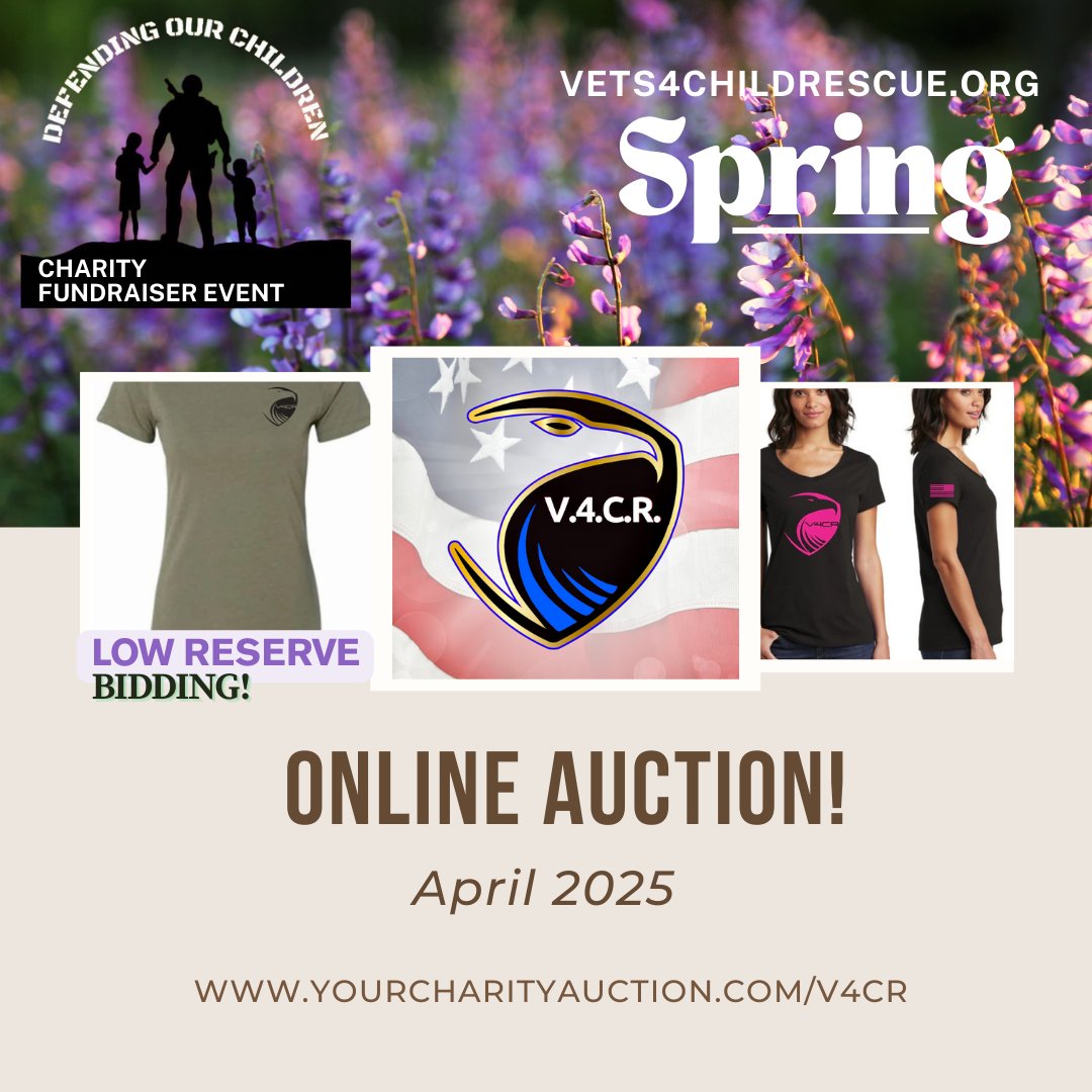 Time is running out! We’d love to see you bidding on great products like our popular Rescue Roast Coffee. Bidding ends Sun, April 20th, 2025, @ 9 PM CDT. Visit: yourcharityauction.com/v4cr?utm_sourc…