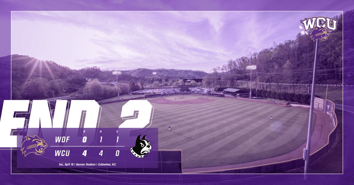 Western Carolina Baseball (@catamountbsb) on Twitter photo END 2ND - <a href="/Catamounts/">Western Carolina Athletics</a> go to work, keeping the bases busy. Whee extend the lead after 2 complete!
#CatamountCountry #DiamondCats END 2ND - <a href="/Catamounts/">Western Carolina Athletics</a> go to work, keeping the bases busy. Whee extend the lead after 2 complete!
#CatamountCountry #DiamondCats
