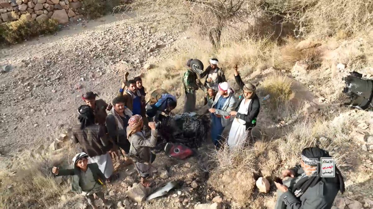 imp_navigator's tweet image. The Yemeni Ansar Allah (Houthis) claimed 21th downed US MQ-9 Reaper UCAV from autumn 2023 and 6th downed MQ-9 in last three weeks.