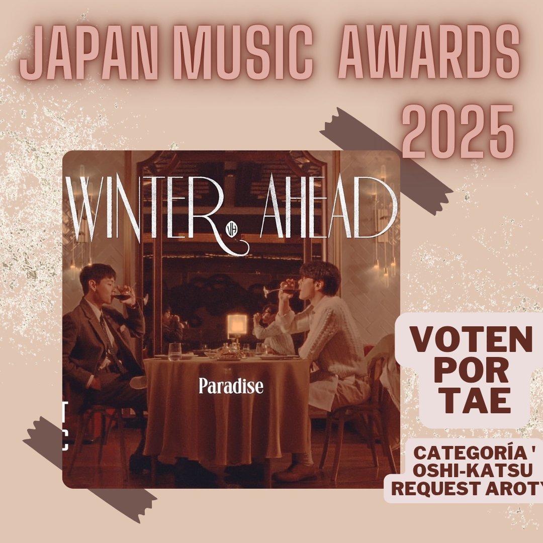 🔶️MUSIC AWARD JAPAN 

ARMY! #WinterAhead  de #Tae se encuentra nominada en Music Awards Japan en la categoría 'Oshi-katsu Request ArOTY' de los Japan Music Awards:

🔗
usen.oshireq.com/song/6493667