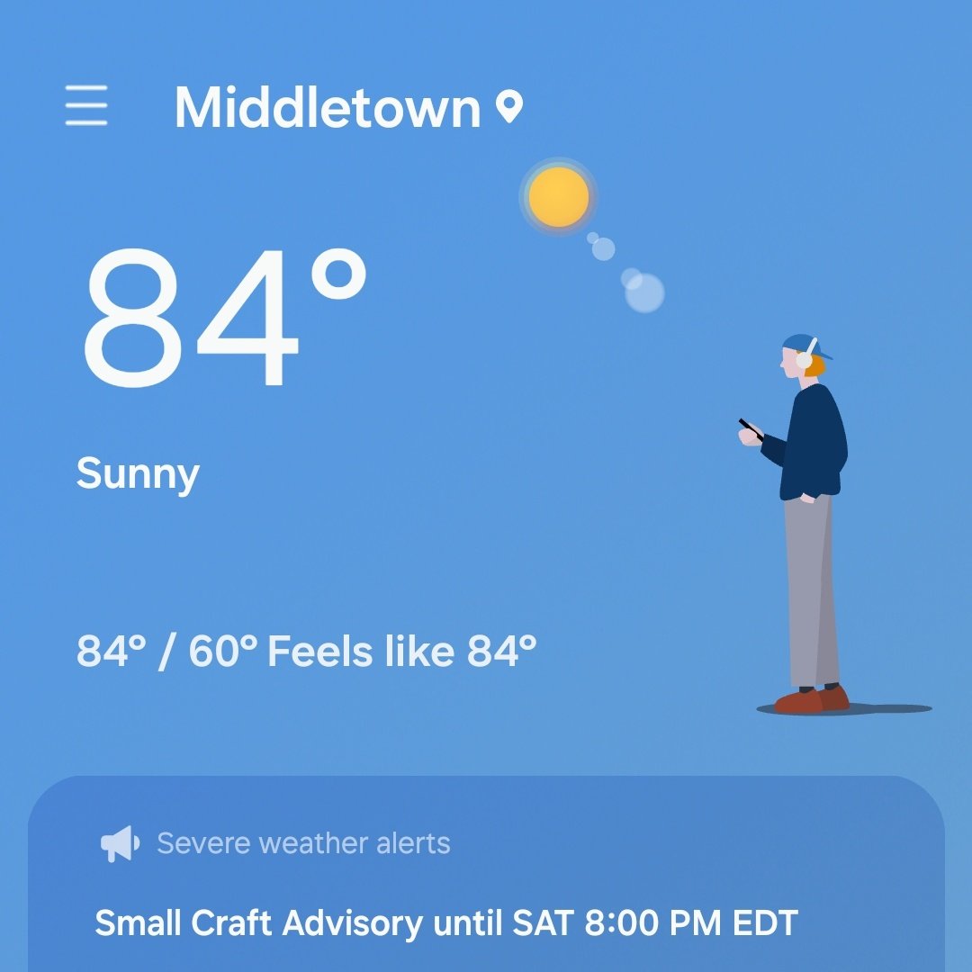 brian_bonafitz's tweet photo. It's 84° here in #MiddletownNJ on April 19th, so I made the executive decision to pack the snow shovels & rock salt away. I think we're good from here on out. #SaturdayFitz #EasterWeekend #DadLife #BeautifulDay https://t.co/IpGHeqCzSB