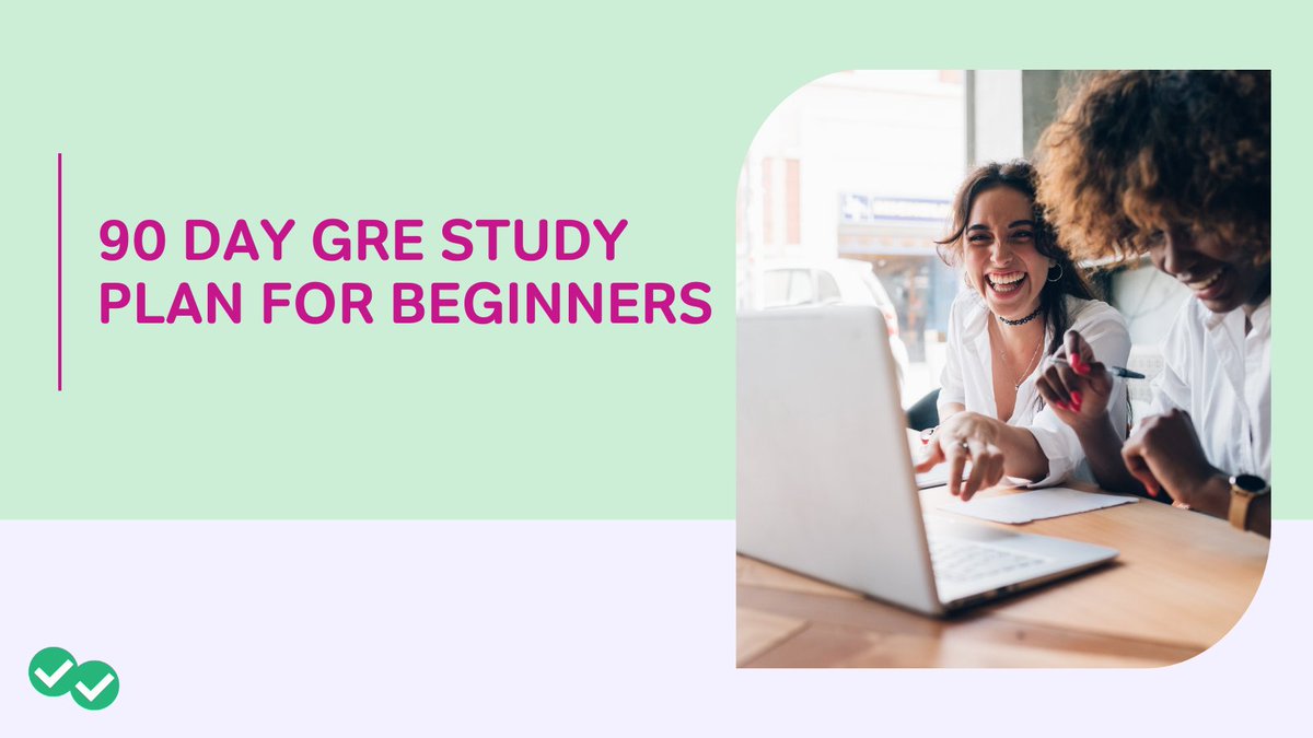 MagooshGradPrep's tweet photo. ✅️If you’re starting from scratch, you may be wondering if 90 days of GRE prep is even close to enough time. It is! Magoosh has an expert-written plan that can help you figure out how to prepare to meet and exceed your GRE goals in the next 3months! https://t.co/yxwsbBonXo https://t.co/Ntg9F2oKVh
