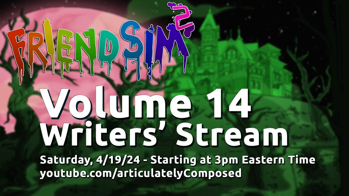 We're playing the final volume of Friendsim 2 with commentary!

#Homestuck #Friendsim2 #Friendsim #Hiveswap #Stream

youtube.com/watch?v=6KQkGU…