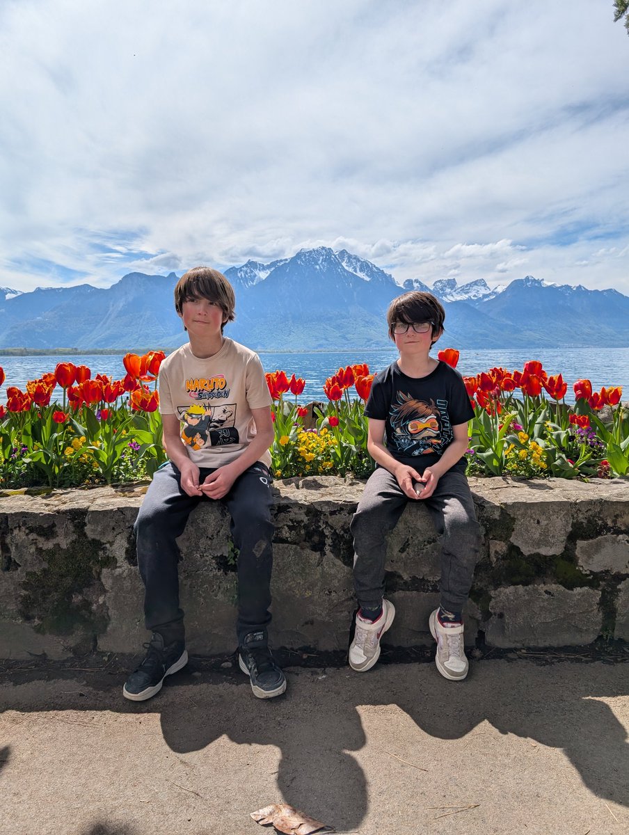 Full range of weather in two days! Chamonix (France) and Chillon (Switzerland) so far!