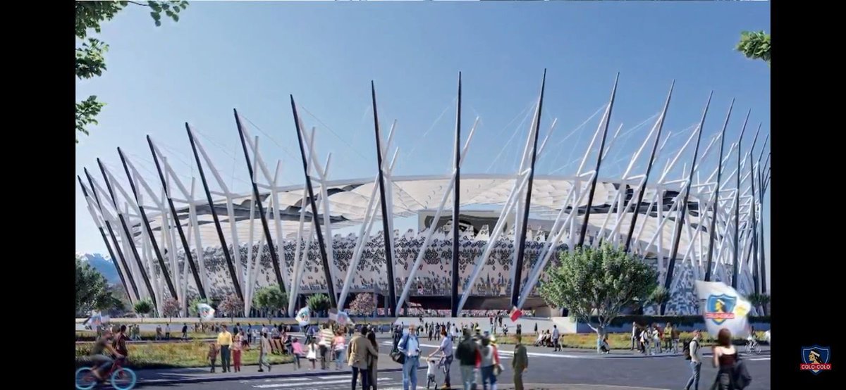 GatoNegrodeCC's tweet photo. Para mi es una mezcla entre un un estadio ingles y brasileño. Estoy 99% seguro que la fachada se parece mucho a un estadio que he visto pero no me acuerdo de cual jqkajwjdjdjdj.

Esta hermoso, que se puede decir. Un sueño que se hara realidad sin duda. https://t.co/vqvH0Ng34K