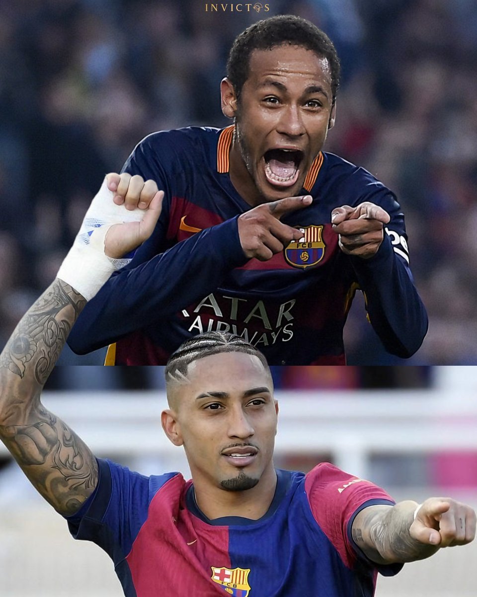 InvictosSomos's tweet photo. ➤ Raphinha en la presente temporada con el FC Barcelona: 30 goles y 21 asistencias en 48 partidos.
➤ Neymar en su temporada con mejores números con el FC Barcelona: 31 goles y 20 asistencias en 49 partidos. 
➤ Raphinha lleva 51 contribuciones de gol (y contando).
➤ Neymar logró 51 contribuciones de gol. 

Los mismos números que el mayor mago de su generación y uno de los mejores talentos que han pasado por el Barça. Si alguien en verano decía que Raphinha iba a tener una temporada con cifras a lo Neymar, nadie, absolutamente nadie, le hubiera creído. Una de las evoluciones futbolísticas más impactantes de toda la historia.

LA TEMPORADA DE RAPHINHA ESTÁ SIENDO HISTORIA PURA.