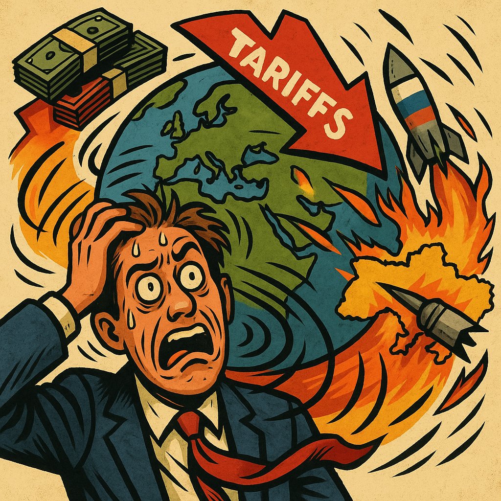 BREAKING: Russia announces a 30-hour "Easter ceasefire" — while global markets nosedive after Trump’s new tariffs spark fears of a 2025 recession.
Peace talks one side, trade wars on the other.
The world is spinning. Hold on.

#Ukraine #StockMarketCrash #Trump #Russia