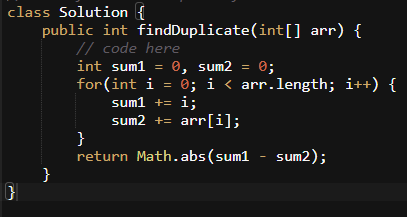 WDoloy's tweet photo. 20/04/2025  Day 157: Find Only Repetitive Element from 1 to n-1

157/160

@geeksforgeeks

#gfg160 #geekstreak2024 https://t.co/t1deZB5d2Q