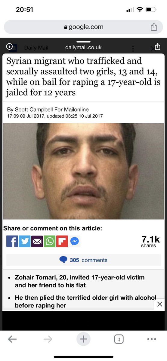 peterstopcrime's tweet photo. What fucking asshole Police officer or court official gives bail to an Asylum seeker accused of Raping a child, who then goes on to try and Rape more children.

Interesting side note, he ain’t 20 …

Deport him. https://t.co/JLVrSMmTUs