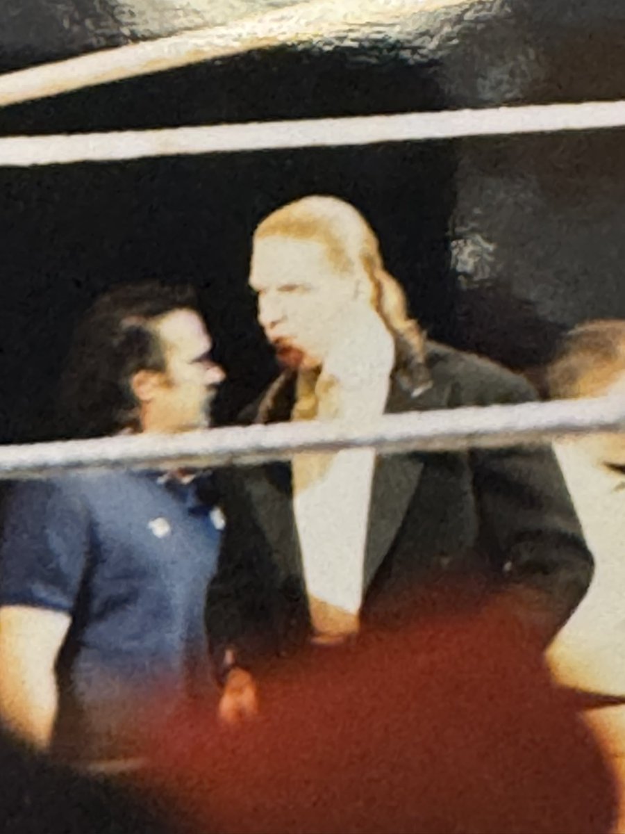 theguycornernyc's tweet image. Congratulations @TripleH on your induction into the #WWEHOF! I know @StephMcMahon and family are so proud. #WWEHallOfFame #WWEUniverse here are 2 pics of different pics of many times I got to see you in person in 2 separate personas. Notice the ticket date! #CurtainCall #RIPScott