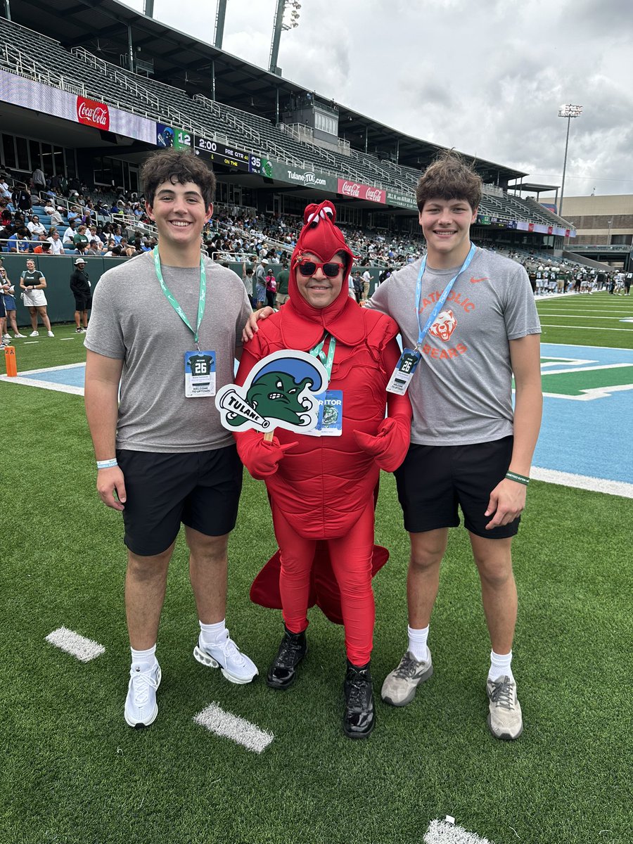Blaise Thomassie (@blaisethomassie) on Twitter photo It was great being back at Tulane for <a href="/GreenWaveFB/">Tulane Football</a> Spring Game! Thanks <a href="/CoachJonSumrall/">Jon Sumrall</a> <a href="/KananRay/">Kanan Ray</a> <a href="/EvanMckissack/">Evan Mckissack</a> <a href="/74logan74/">Logan Self</a> <a href="/ColeHeard_GM/">Cole Heard</a> and the rest of the staff for the invite and making me feel at home 🌊 It was great being back at Tulane for <a href="/GreenWaveFB/">Tulane Football</a> Spring Game! Thanks <a href="/CoachJonSumrall/">Jon Sumrall</a> <a href="/KananRay/">Kanan Ray</a> <a href="/EvanMckissack/">Evan Mckissack</a> <a href="/74logan74/">Logan Self</a> <a href="/ColeHeard_GM/">Cole Heard</a> and the rest of the staff for the invite and making me feel at home 🌊