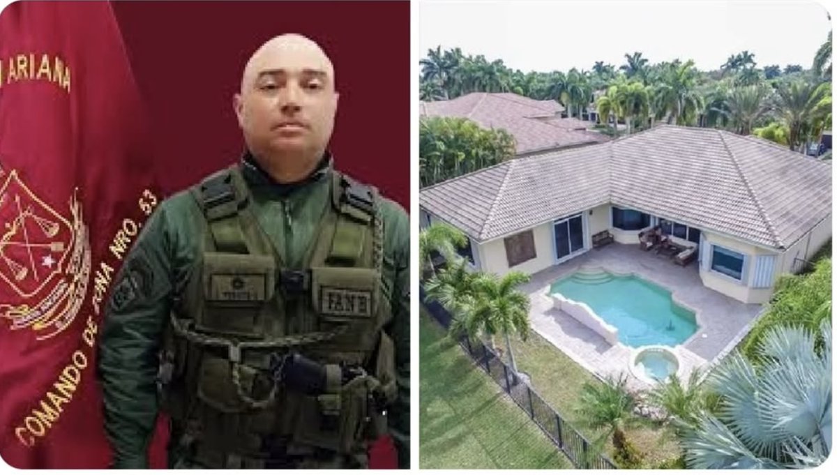 freddyzur's tweet photo. General d Brigada Ciro Fonseca Alvarado Comandante zona 53 en Cumaná. SOLICITADO X LA DEA y las autoridades Policiales d EEUU por NARCOTRÁFICO, LAVADO DE DINERO Y VIOLACIONES A LOS
DDHH. Su esposa, hijos y la hermana viven en la zona d Kendall Miami en una casa d 750 Mil dólares. https://t.co/pHm5h2yi6P
