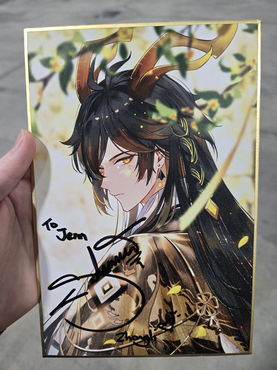 Finally got this print signed after having it for years ♥️