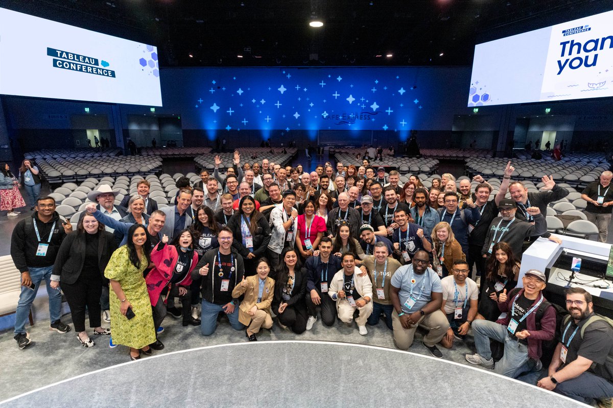 Thank you #DataFam for being on this journey together—helping people see, understand and act on data. 💙 #TC25