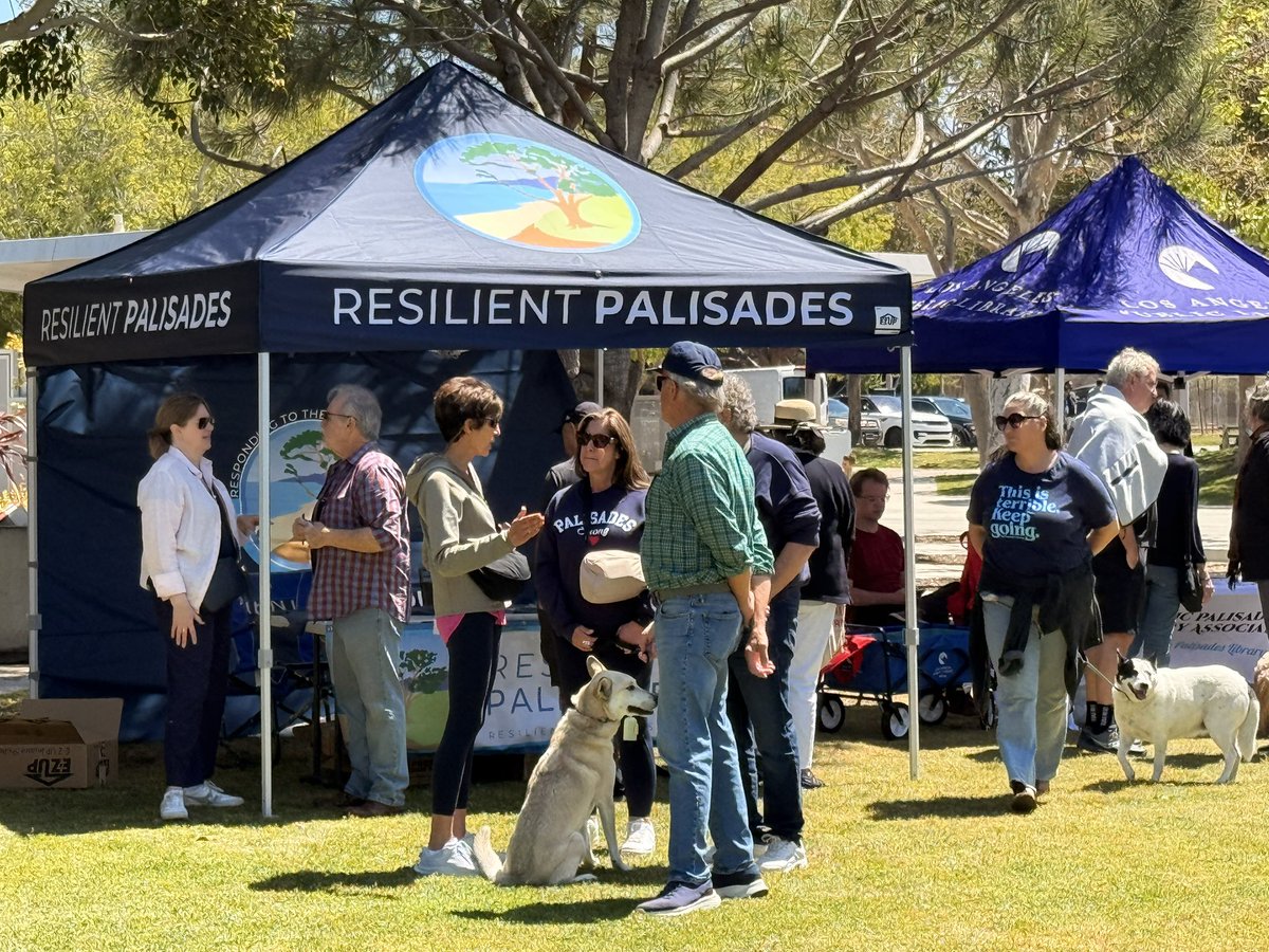 Airport2Park's tweet photo. Hundreds of our displaced Pacific Palisades neighbors, community groups &amp; local leaders gathering in Clover Field Park in Santa Monica to reconnect, recharge, and celebrate the unbreakable heart of the Palisades. #palisadesstrong #lastrong #1pali #rebuild #pacificpalisades https://t.co/1QbTaxlROT